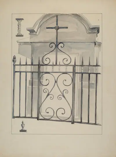 Iron Gate and Fence