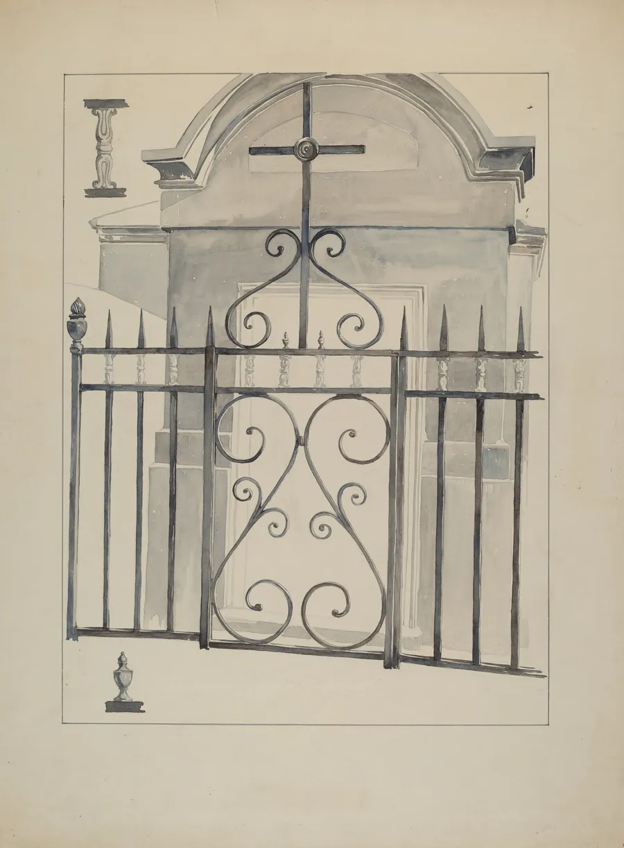 Iron Gate and Fence by Aurelia Arbo