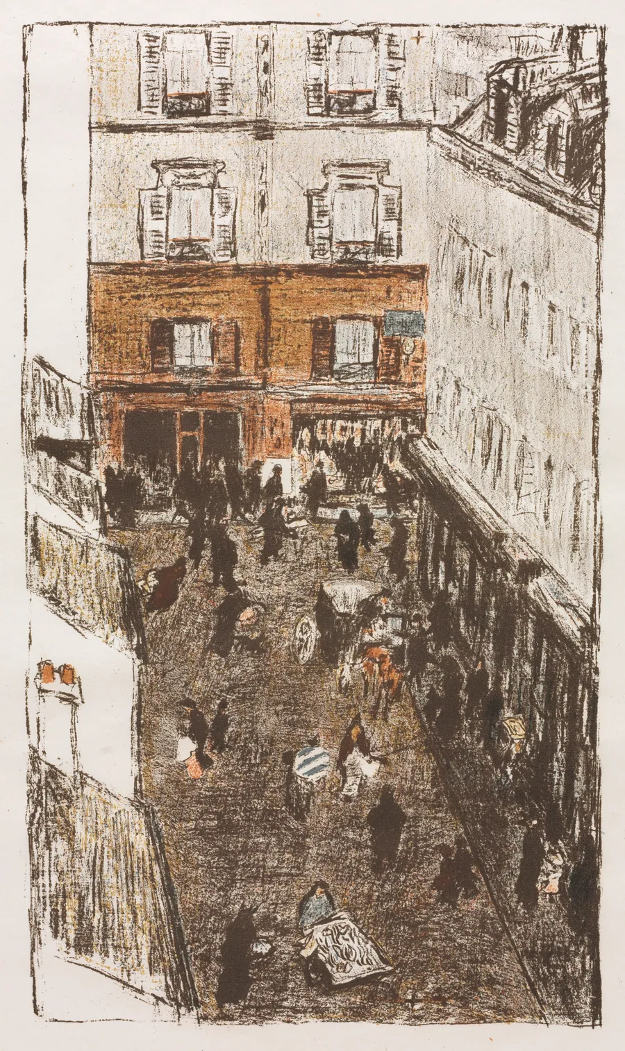 Street Corner Seen from Above by Pierre Bonnard