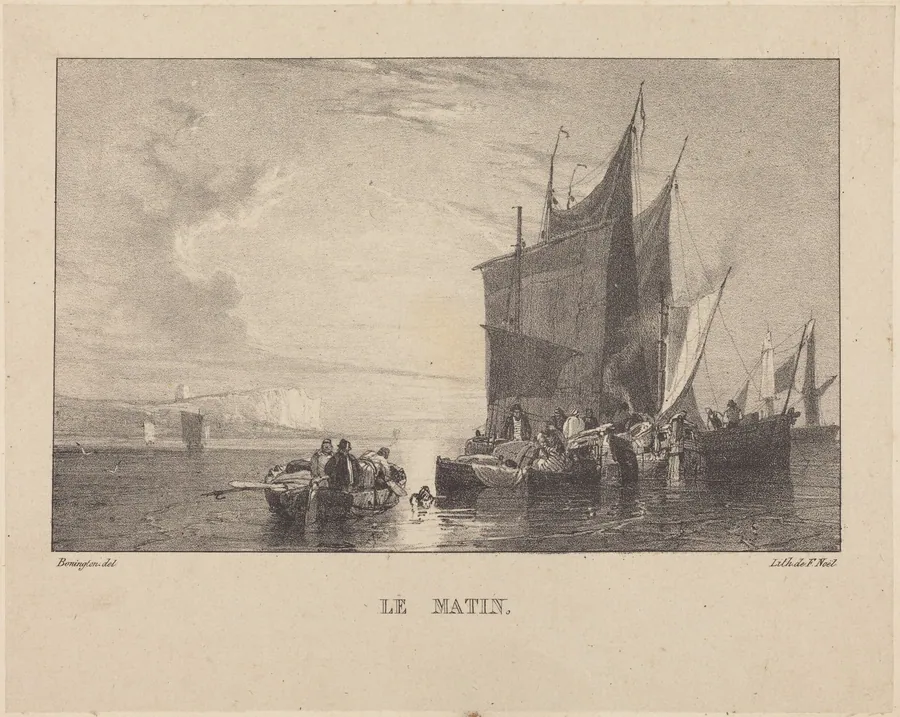 Le matin by Richard Parkes Bonington