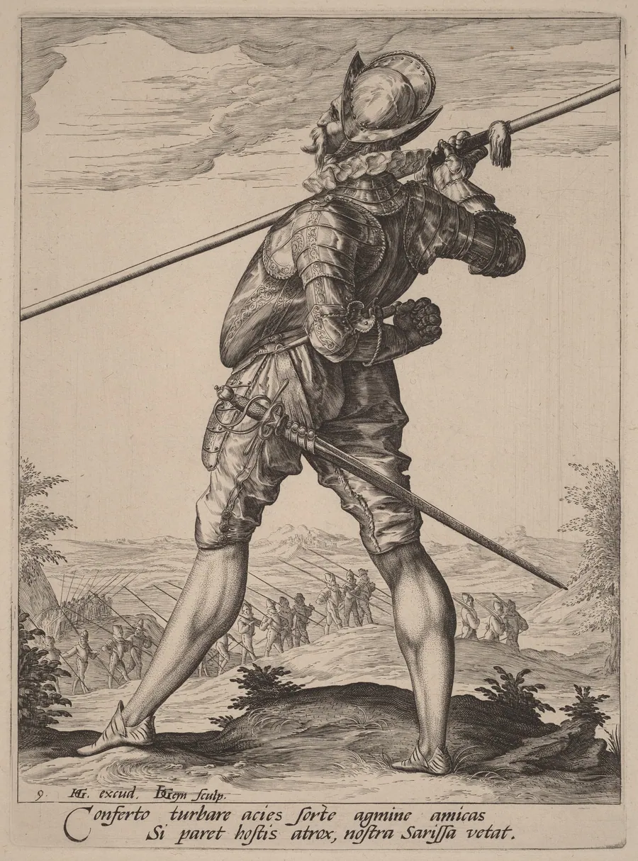Pikeman by Jacques de Gheyn II