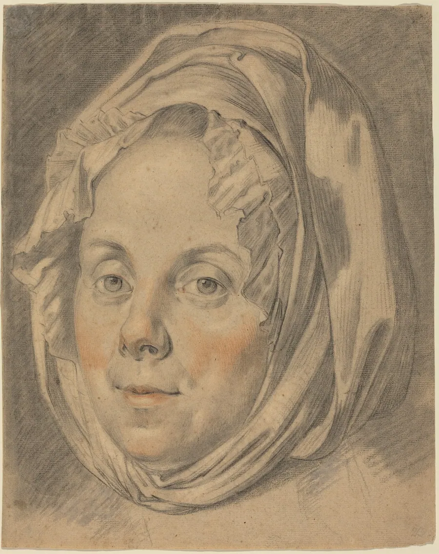 Head of a Matron by Anton Johann Tischbein