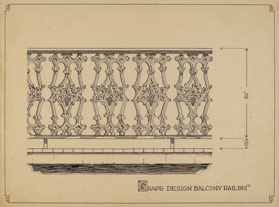 Grape Design Balcony by Thomas Byrne
