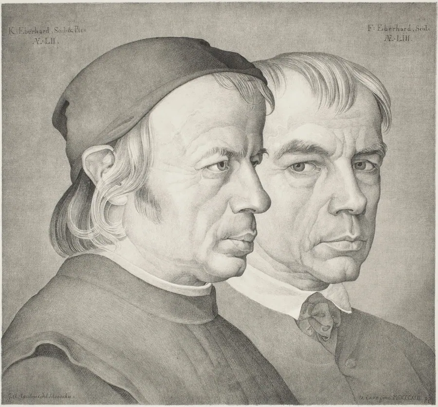 The Brothers Konrad and Franz Eberhard by Johann Anton Ramboux