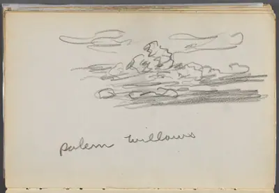 Sketchbook, The Dells, N° 127, page 184: "Salem Willows"