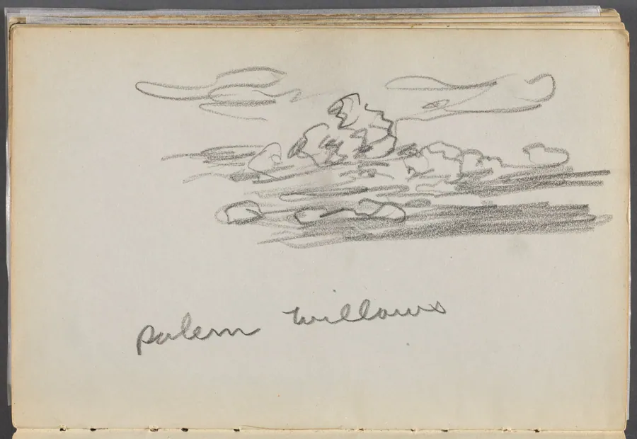 Sketchbook, The Dells, N° 127, page 184: "Salem Willows" by Maurice Prendergast