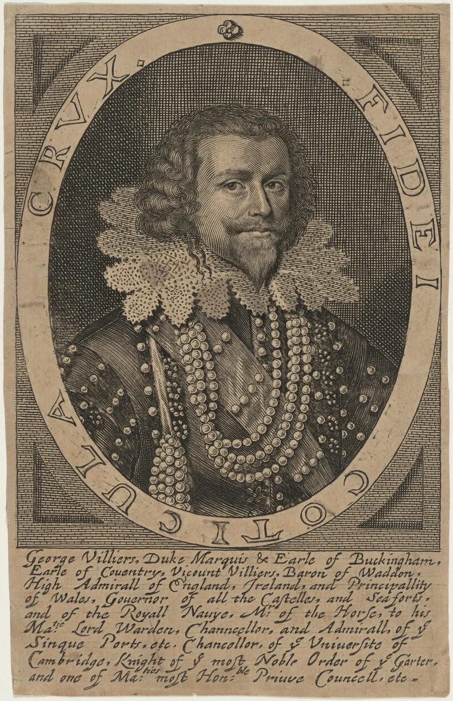 George Villiers, 1st Duke of Buckingham by William Faithorne