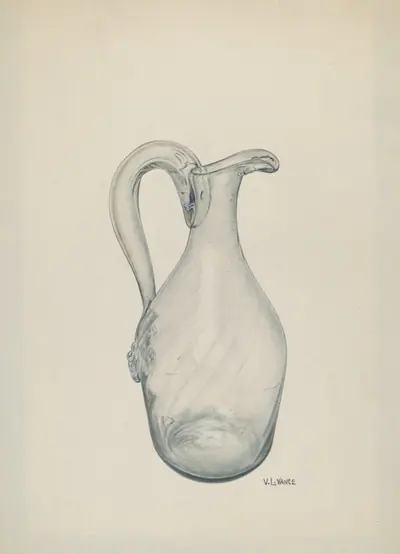 Clear Glass Cruet