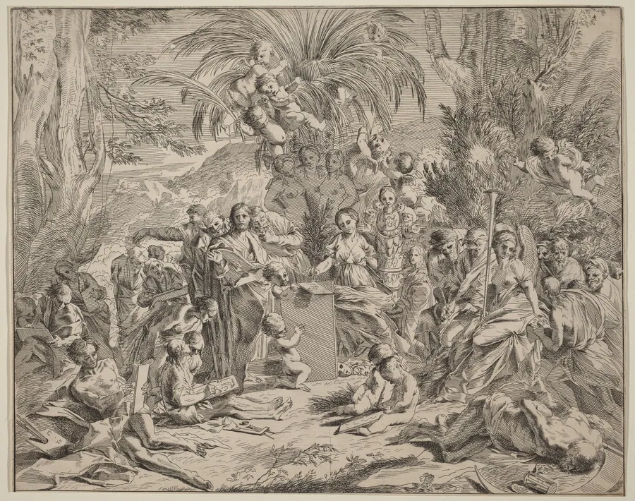 Allegory of Painting by Italian 17th Century
