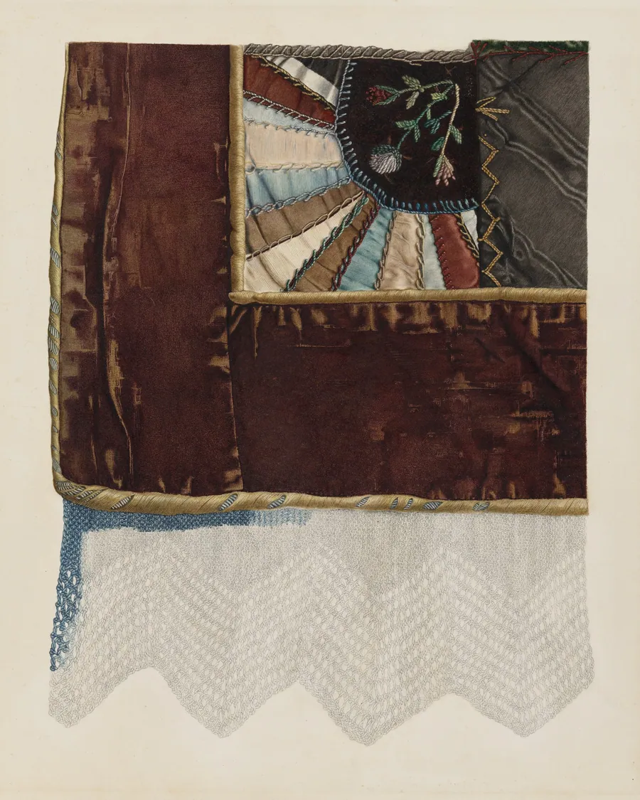 Crazy Quilt: Detail by Esther Molina