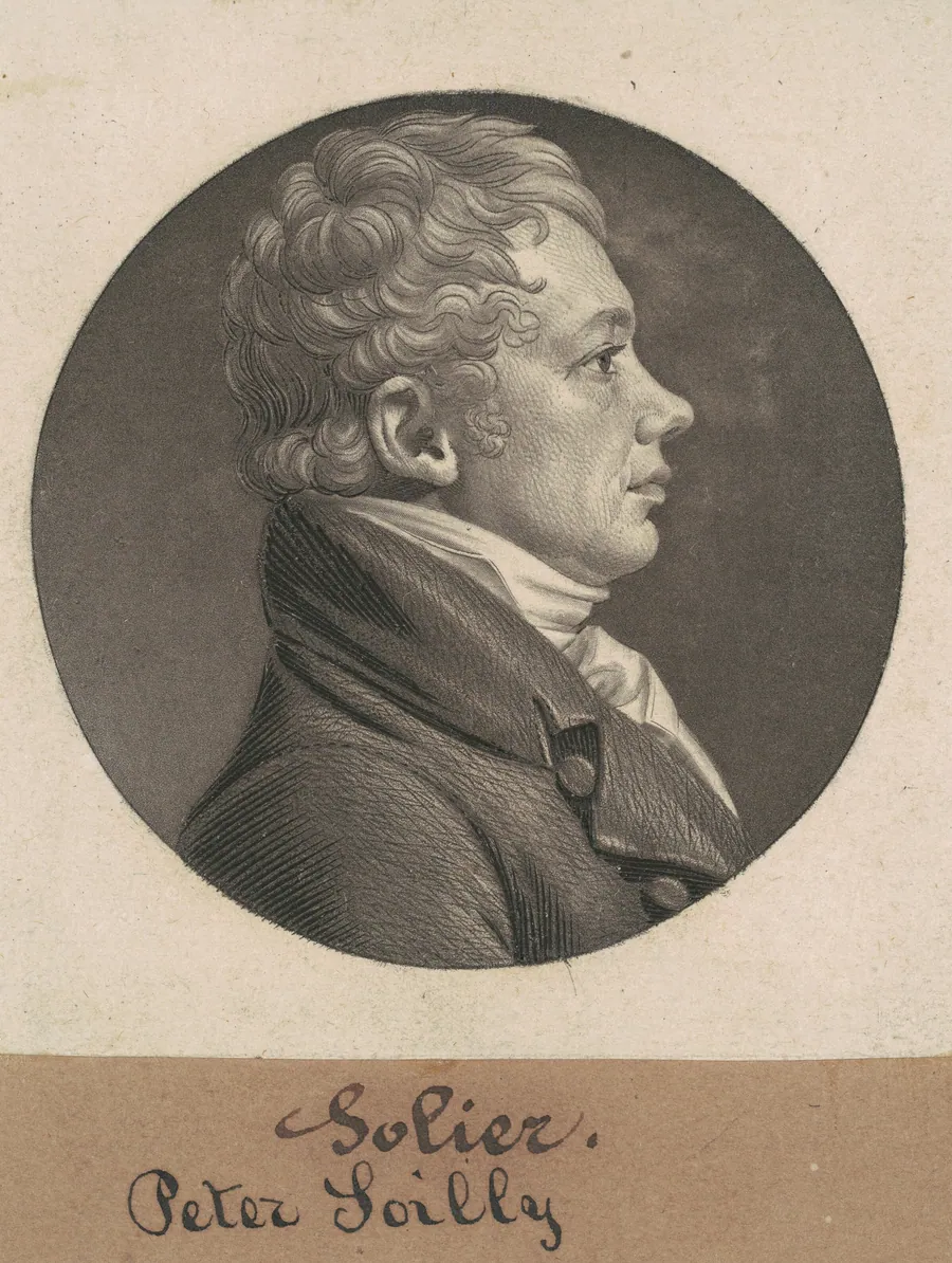 Peter Sailly by Charles B. J. Févret de Saint-Mémin