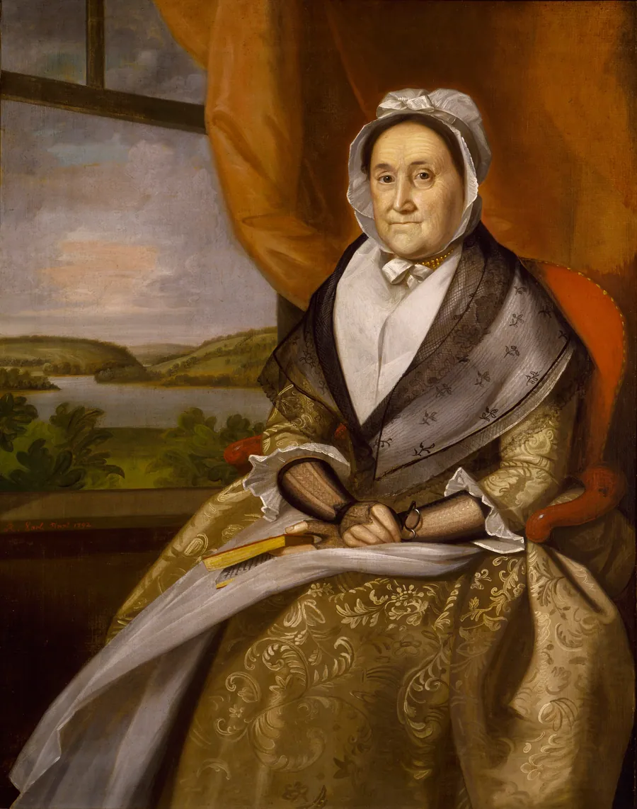 Mrs. Joseph Wright by Ralph Earl, born Worcester County, MA 1751-died Bolton, CT 1801