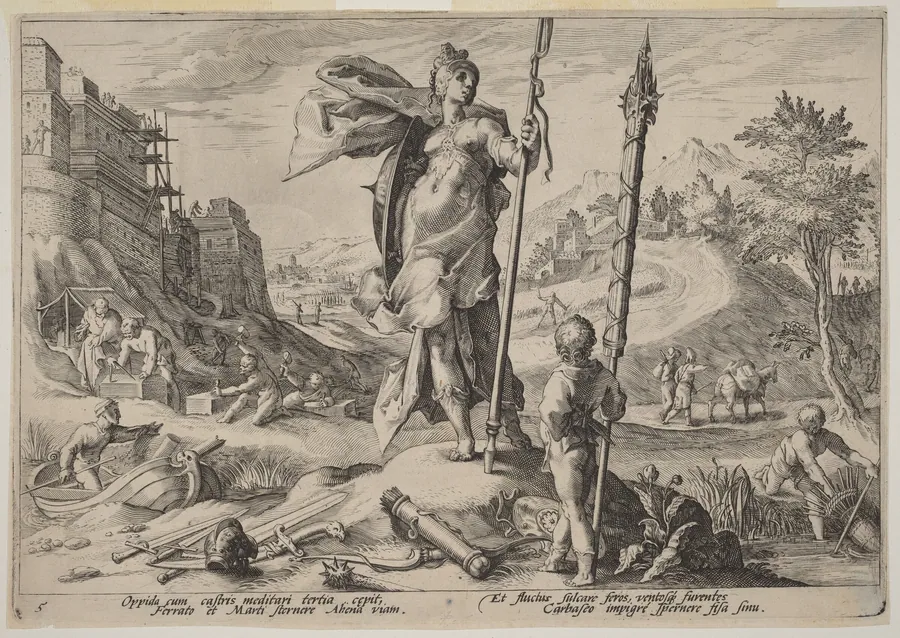 The Age of Bronze by Hendrick Goltzius