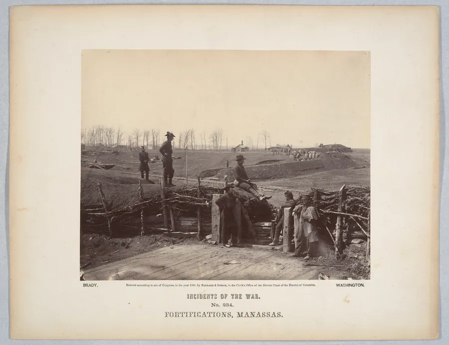 Fortifications, Manassas by Barnard & Gibson