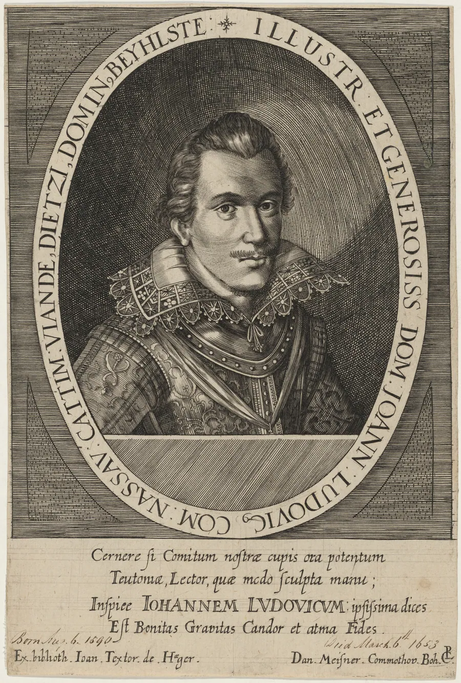 Johan Louis of Nassau by Unknown 19th Century