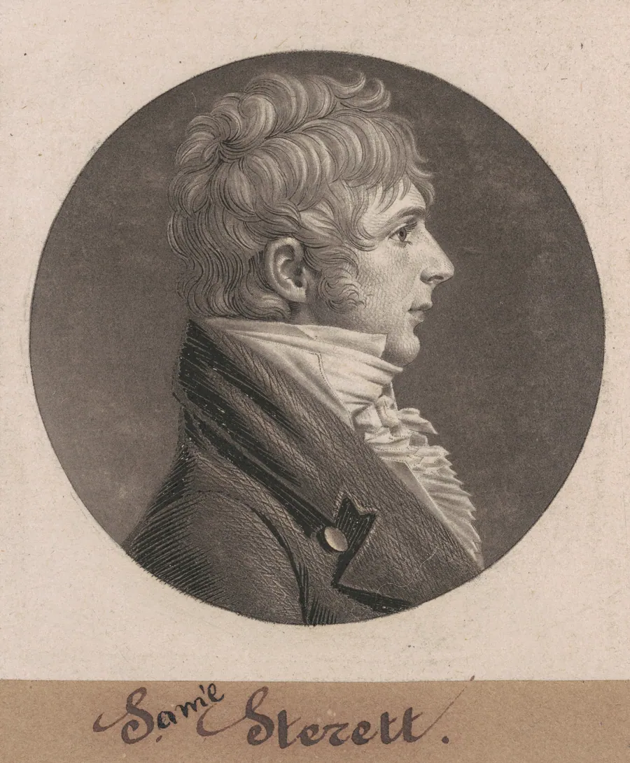S. Sterett by Charles B. J. Févret de Saint-Mémin