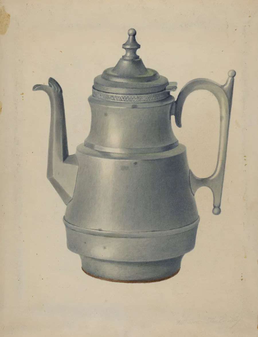 Pewter Teapot by Arthur G. Merkley