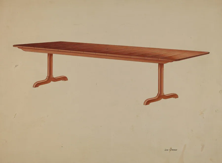 Shaker Refectory Table by Lon Cronk