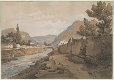 The Neuve River at the End of the Dardenne Valley