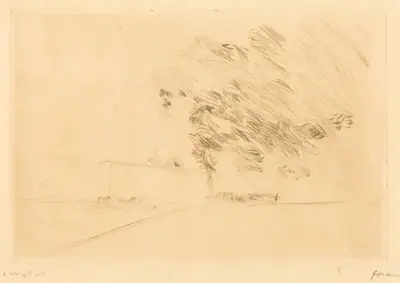Dans le parc de Versailles (1ère planche) (In the Park at Versailles) (first plate)