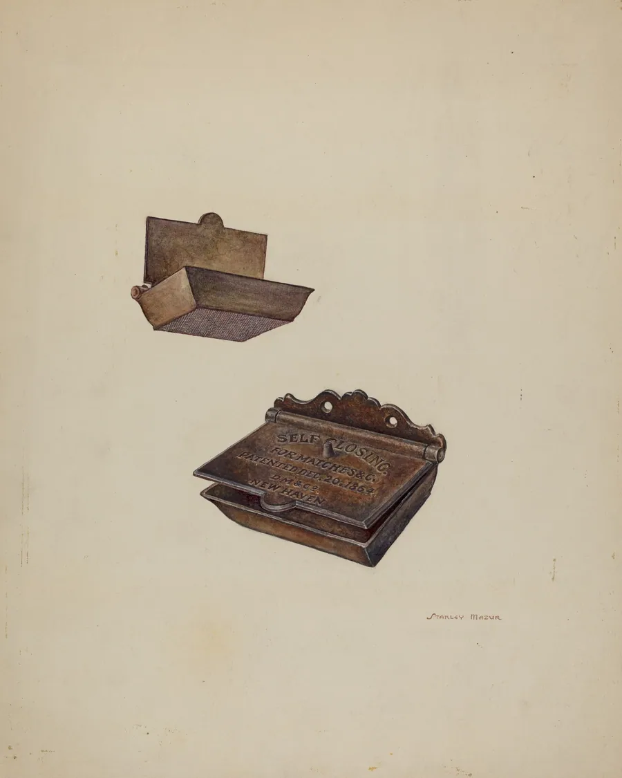 Iron Match Safe by Stanley Mazur