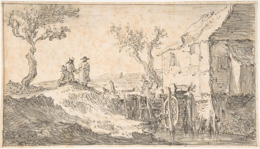 The Water Mill by Jan van Goyen