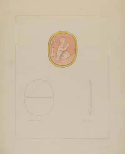 Cameo Brooch