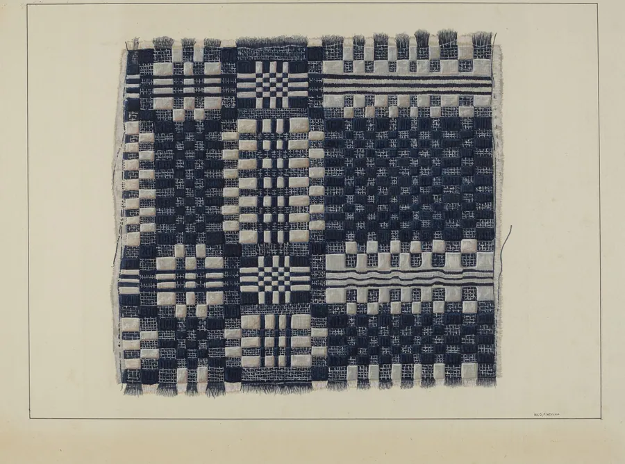 Blue and White Homespun by William O. Fletcher