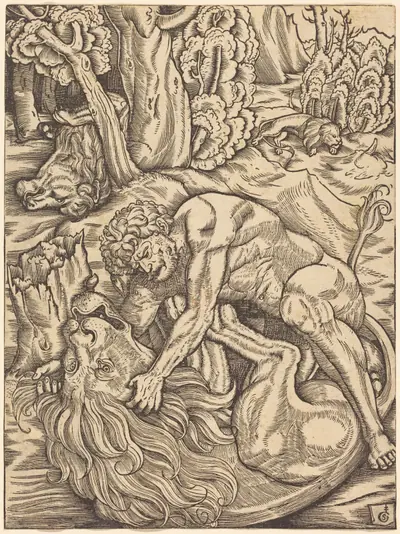 Hercules and the Nemean Lion