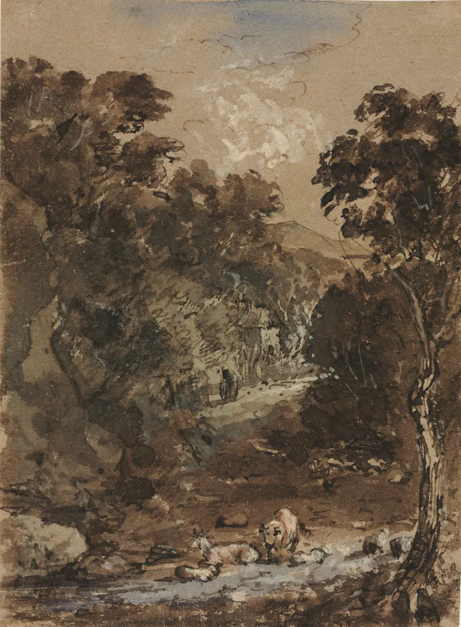 Landscape with Farm Animals by Benjamin Barker