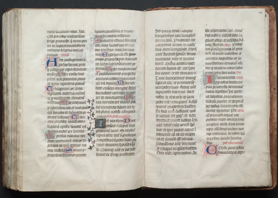 The Gotha Missal:  Fol. 162r, Text by Master of the Boqueteaux