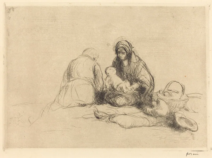 Le repos en Egypte (The Rest in Egypt) by Jean-Louis Forain