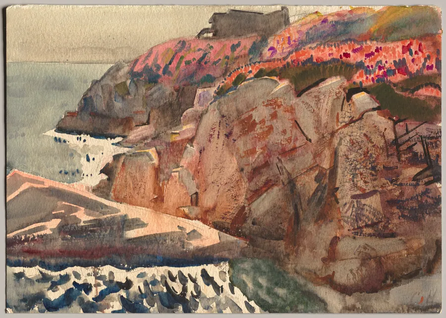 Cliffs, November by Charles Sydney Hopkinson