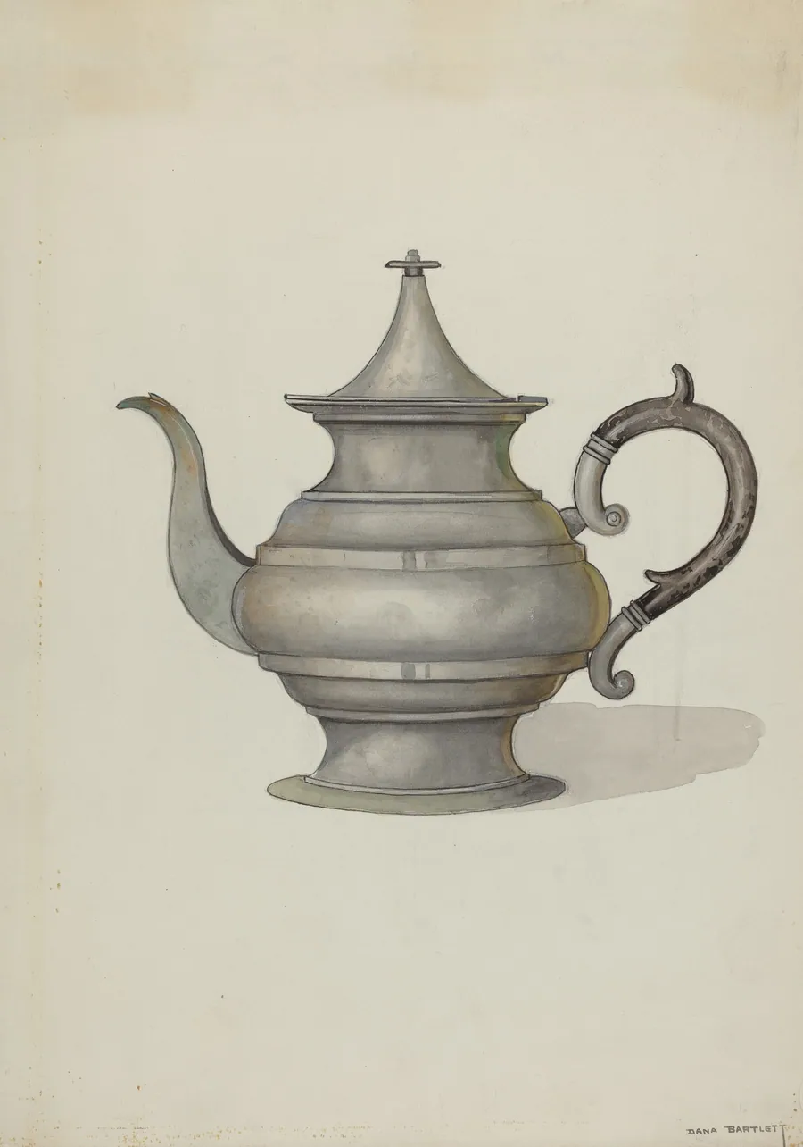 Pewter Teapot by Dana Bartlett