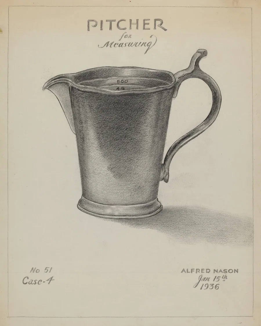 Pewter Pitcher by Alfred Nason