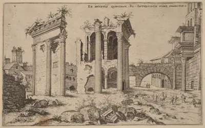 View of the Forum of Nerva