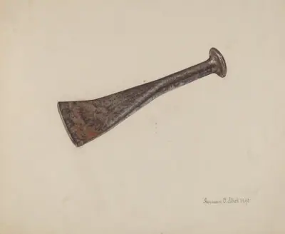 Calking Chisel Used in Milwaukee Ship Yard