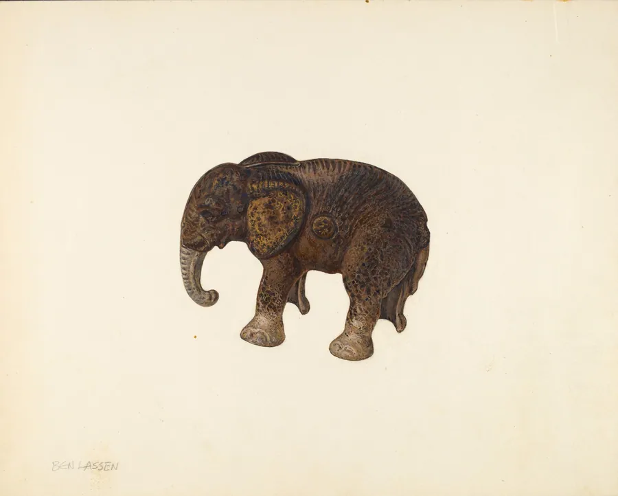 Penny Bank (Elephant) by Ben Lassen