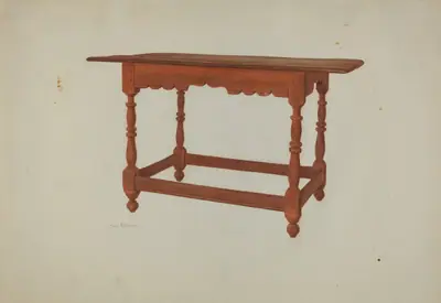Pa. German Table