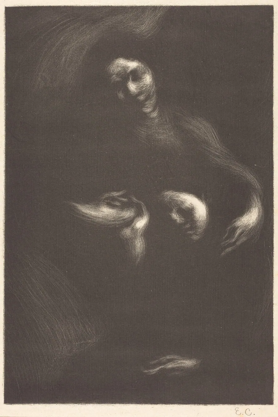 Hommage à Tolstoï by Eugène Carrière