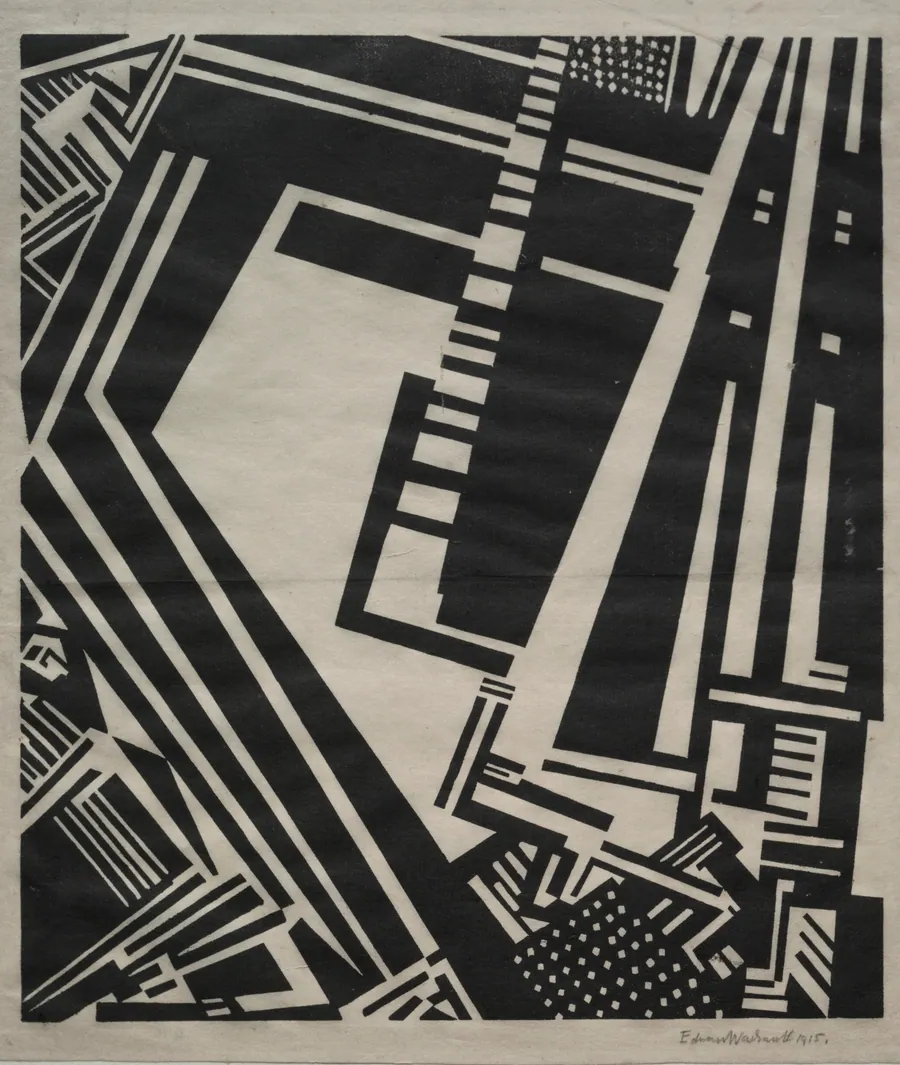 Illustration (Typhoon) by Edward Alexander Wadsworth