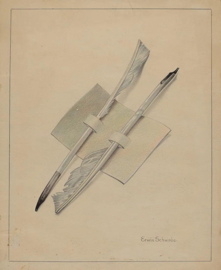 Quill Pens by Erwin Schwabe