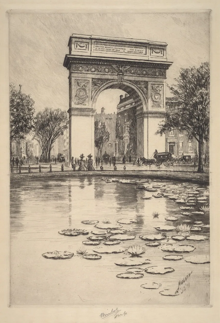 Washington Arch by Charles Frederick William Mielatz
