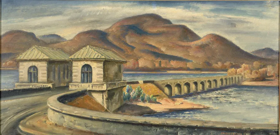 Ashokan Reservoir by Charles Rosen, born Reagantown, PA 1878-died Kingston, NY 1950