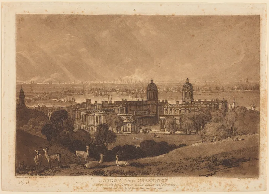 London from Greenwich by Joseph Mallord William Turner