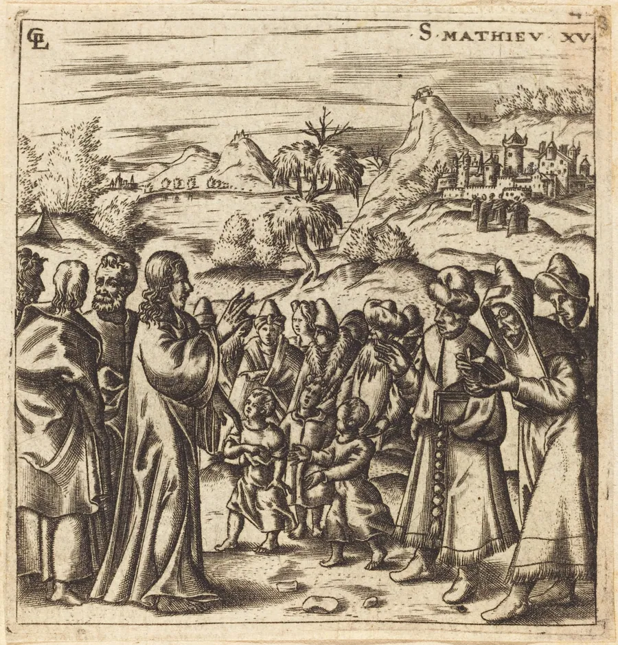 Christ Rebukes the Scribes and Pharisees by Léonard Gaultier