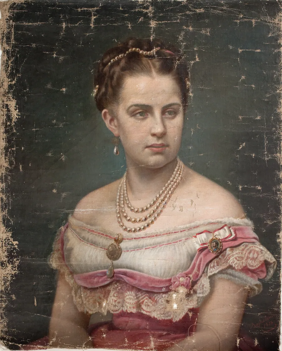 Dronning Olga af Grækenland by Elisabeth Jerichau Baumann
