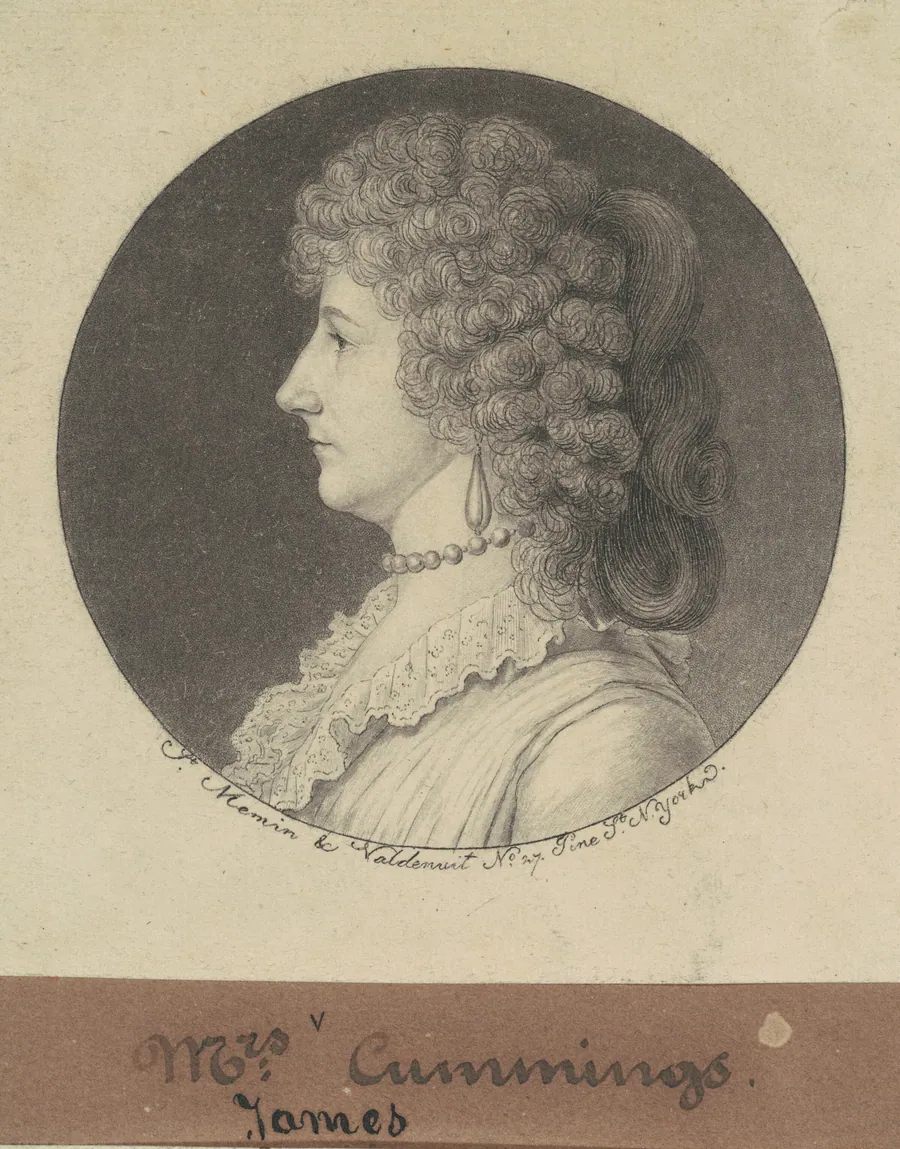 Phoebe Harisson Cuming by Charles B. J. Févret de Saint-Mémin