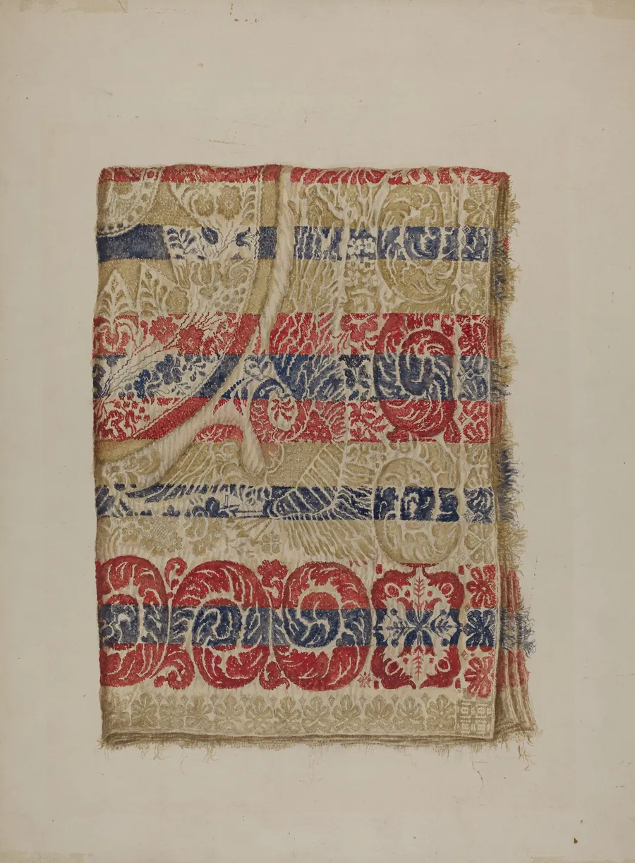 Eagle Coverlet by Eva Wilson