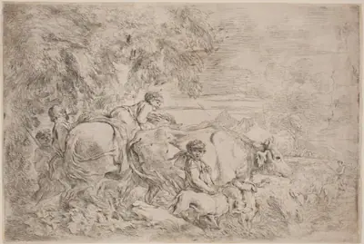 Shepherds Following Their Flock